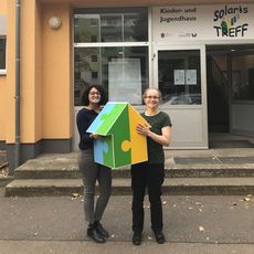 Sofie und Leiterin des MGH Franziska Häusler