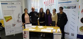 Die Jugendlichen konnten sich über die Projekte Young Mobility, Europäischer Solidaritätskorps und den Bundesfreiwilligendienst informieren.