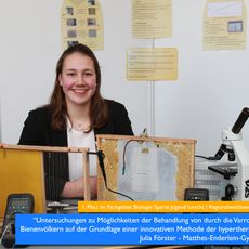 Julia Förster - "Untersuchungen zu Möglichkeiten der Behandlung von durch die Varroamilbe befallenen Bienenvölkern auf der Grundlage einer innovativen Methode der hyperthermischen Therapie"